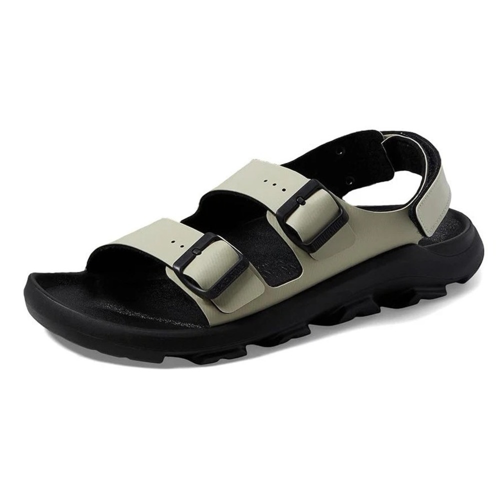 Birkenstock Mogami Terra Womens Size EU 38 US 7 Regular Fit Green Black Sandals